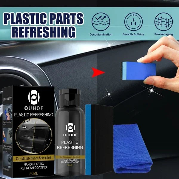 ShineMaster Plastic Revitalizing Coating Agent Product - UzoShop -Plastic Revitalizing Coating Agent -armrest cleaner
