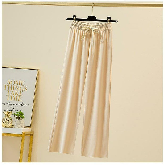 Silk Wide Legs Pants Women | UzoShop