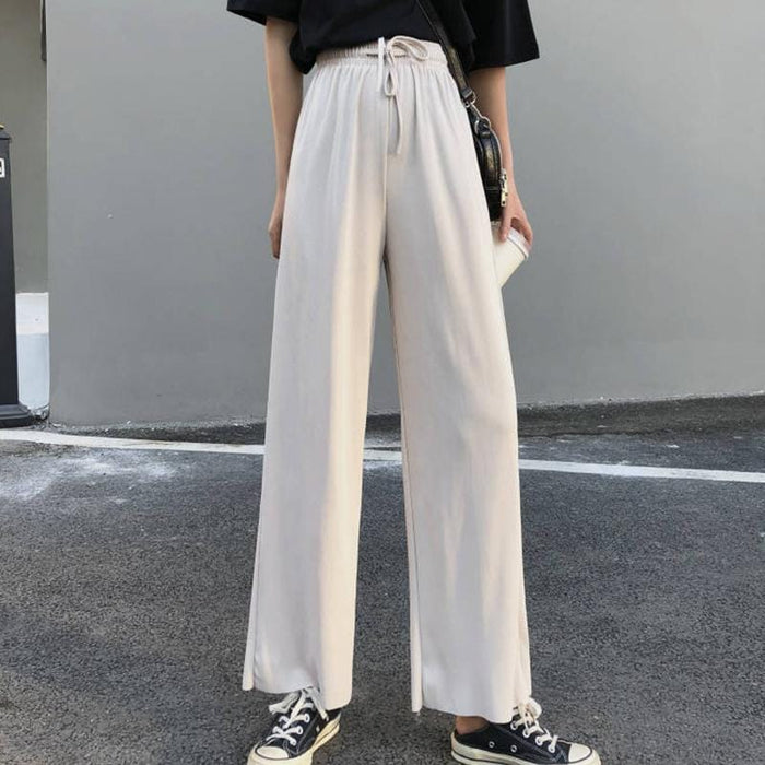 Silk Wide Legs Pants Women | UzoShop